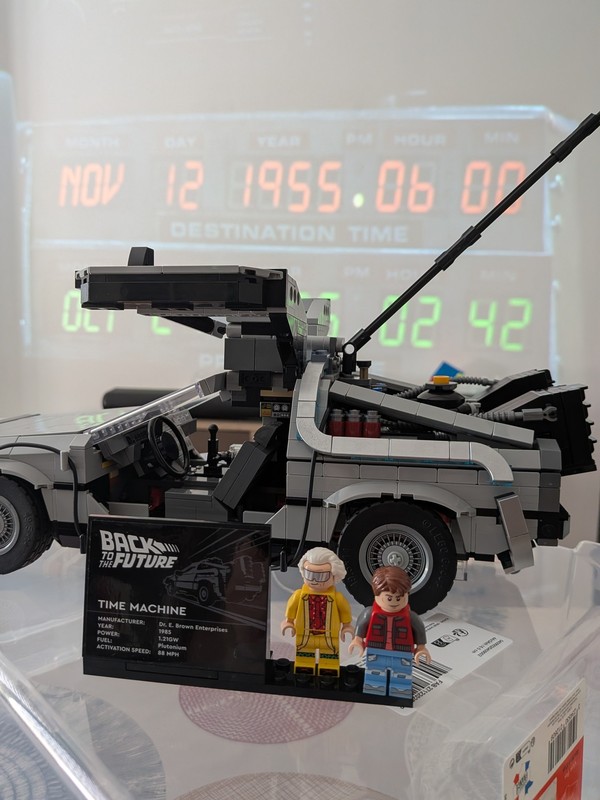 La machine à remonter le temps de Retour vers le futur