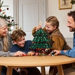 Sapin de Noël à construire en famille