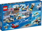 Le bateau de patrouille de la police
